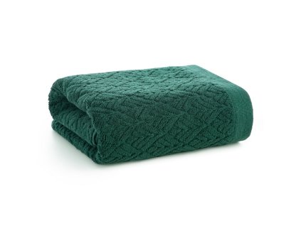 Bavlnený uterák SCARLET - mäkký a savý uterák v zelenej farbe