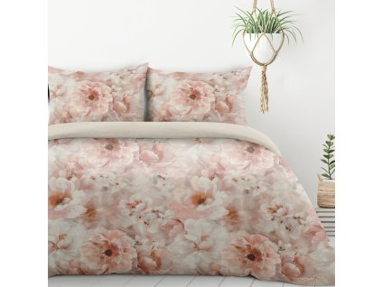 Posteľné obliečky FLORINA v svetlosivej farbe