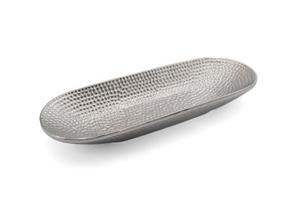 Dekoratívny podnos GREG 41x15 cm - strieborný