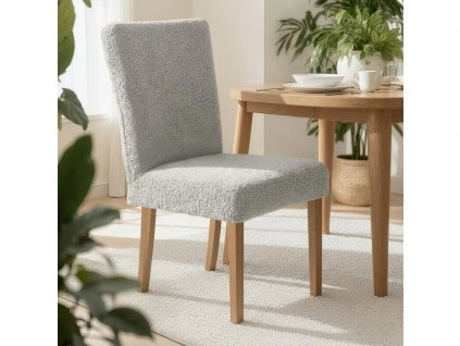 Vodeodolný poťah na stoličku 35x55 cm – strieborný