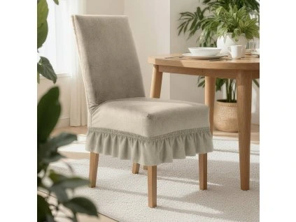 Vodeodolný poťah na stoličku 35x55 cm - béžový