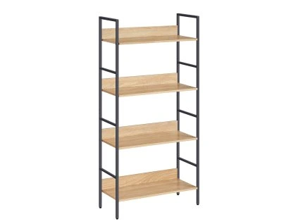 Regál LLS174B11 s kovovou konštrukciou – Dub sonoma
