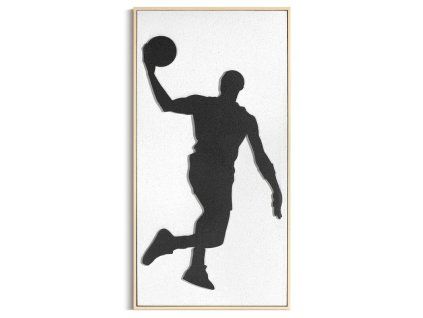 Ručne maľovaný obraz na plátne 42x82 cm – krémový