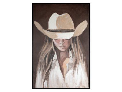 Obraz na plátne v ráme 80x120 cm – hnedý