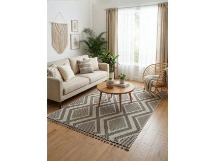 Koberec BOHO LINEA4, hnedý