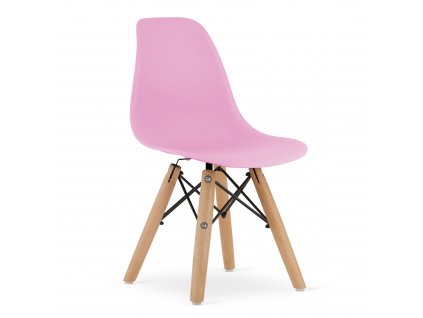 Detská dizajnová stolička ENZO ružová