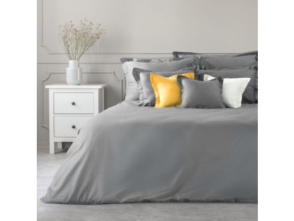 Obliečka na paplón NOVA COLOUR 140x200cm oceľová