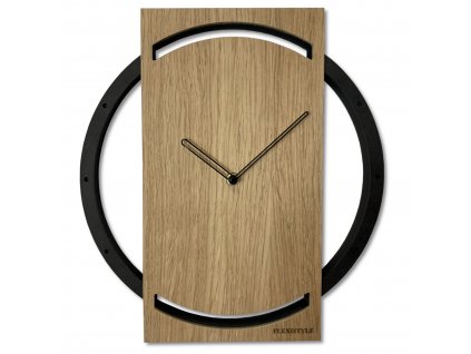 Moderné drevené hodiny EKO Wood 2