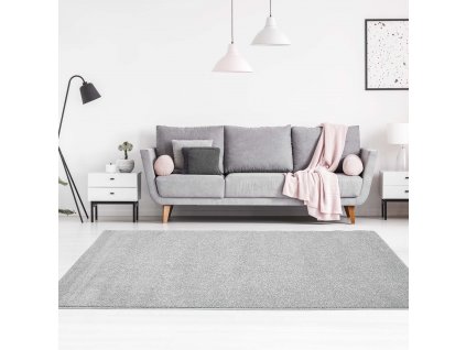 Moderný koberec MODA SOFT - Sivý