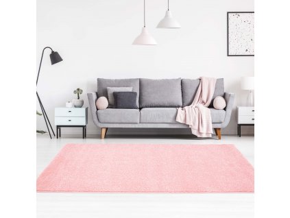 Moderný koberec MODA SOFT - Ružový