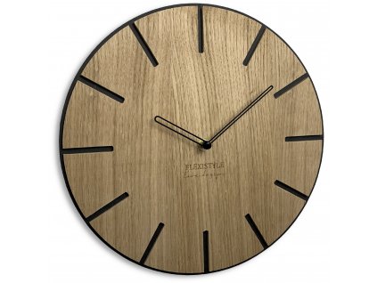 Moderné drevené hodiny EKO Wood art 30cm