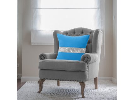 998808 dekoracna obliecka na vankus glamour 404 41 azurova