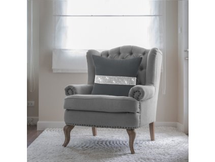 998832 dekoracna obliecka na vankus glamour 404 61 grafitova