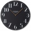 Moderné drevené hodiny Retro London 50cm