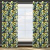 Dekoračný zamatový záves LIVY s rastlinným vzorom