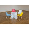 Detská dizajnová stolička ENZO žltá