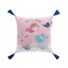 Detský dekoračný vankúš SIRENA 40x40cm ružový