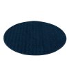 Okrúhly jednofarebný koberec FANCY 805 - tmavo modrý