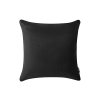 Zamatová dekoračná obliečka na vankúš CHARMY - čierna