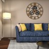 Moderné drevené hodiny EKO Loft Industrial 2 80cm