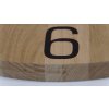 Moderné drevené hodiny Natur Dub - 30cm