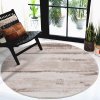 Moderný okrúhly koberec MODA SOFT béžový 576