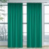 Jednofarebný záves -  Smaragdovozelený