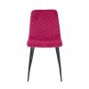 Zamatová jedálenská stolička Wizz cyklámenová 1