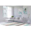 Moderný koberec LIGHT Marine Stripes 120 x 170 cm, krémový + DARČEK