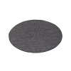 Šnúrkový okrúhly koberec PALM B2778A čierny 4