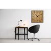 Drevené hodiny na stenu Wood Square 60cm2