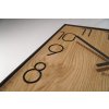 Drevené hodiny na stenu Wood Square 60cm 7