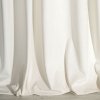 Záves VILLA z exkluzívneho zamatu 140 x 270 cm v krémovej farbe - riasiaca páska