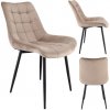 Jedálenská stolička MISTY - sivo-béžová
