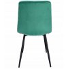 Zamatová jedálenská stolička PIADO zelená