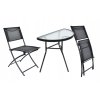 Balkónový skladací set na malý balkón 2x stolička a stôl