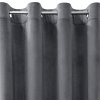 Zamatový záves MELANIE 140x250cm grafitový