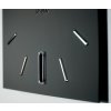 Nástenné hodiny Brilliant čierno strieborné2