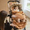 Detský fusak s kožušinou GROW-UP N morský modrý