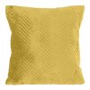 Dekoračná obliečka na vankúš SOFIA v horčicovej farbe