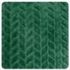 Tmavo zelená vytláčaná deka Fuero2