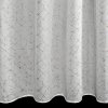 Hotová etamínová záclona ROXY s metalickým vzorom 140x270cm
