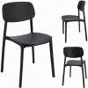 Plastová stolička LARA čierna