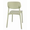 Plastová dizajnová stolička LARA šalviovozelená 3