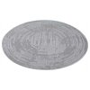 Okrúhly koberec do obývačky FLAIR 171 sivý 4