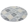 Okrúhly koberec do obývačky FLAIR 179 sivý 4