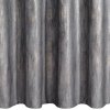 Zamatový záves ESTEL zdobený reliéfnym vzorom - grafitový