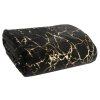 Deka GLAMO s lesklým mramorovým vzorom v čiernej farbe