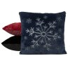 Vianočná obliečka na vankúš so snehovou vločkou - biela