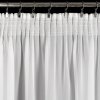 Záclona DEBRA z matnej šifónovej látky v bielej farbe